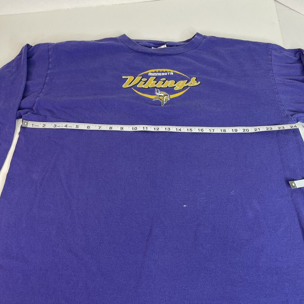 Vintage Minnesota Vikings Long Sleeve Shirt XL, Purple VF Imagewear Long Sleeve - Picture 6 of 11